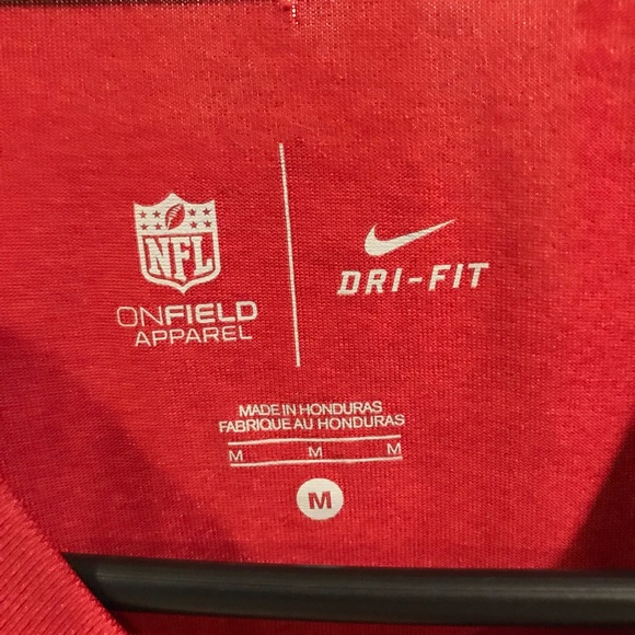 Red Nike NFL giants shirt - Picture 2 of 2